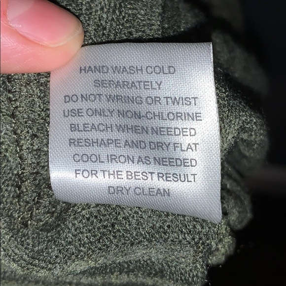 Pink Rose Cold-shoulder Sweater Dress Green Size M - Picture 6 of 7